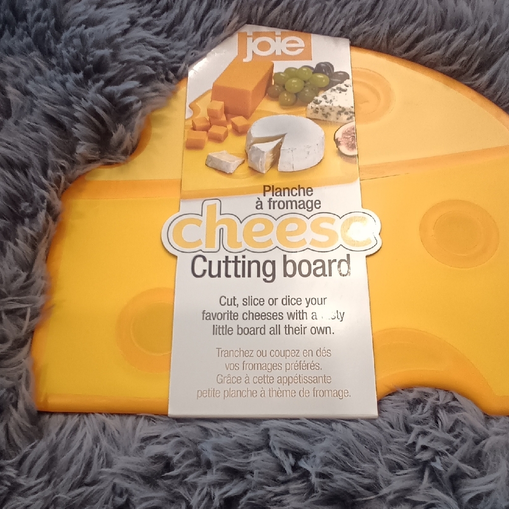 Joie Bright Yellow Cheese Cutting Board